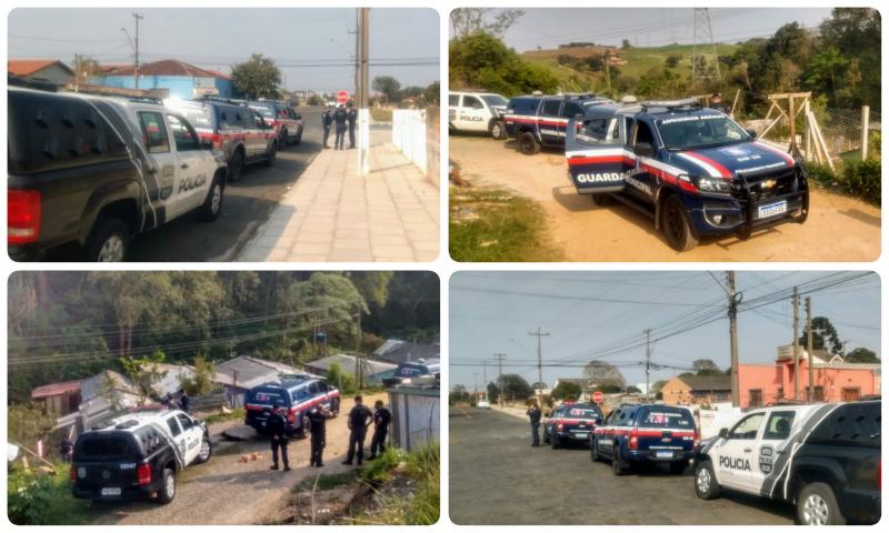 GM e PC em operação conjunta contra a criminalidade no município
