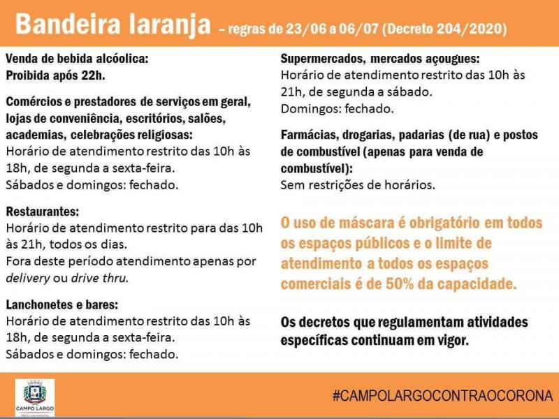 Decreto estabelece novas medidas para enfrentamento da Covid-19