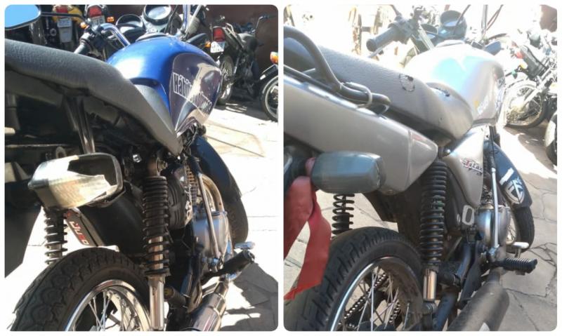 Motos com irregularidades são apreendidas pela PM