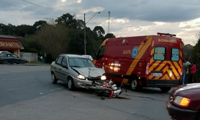Socorristas do Corpo de Bombeiros atendem acidentes com moto