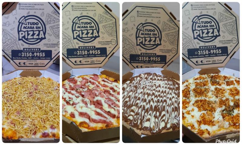 Tudo Acaba em Pizza inaugura com pizzas  saborosas e preço único de R$ 15,90