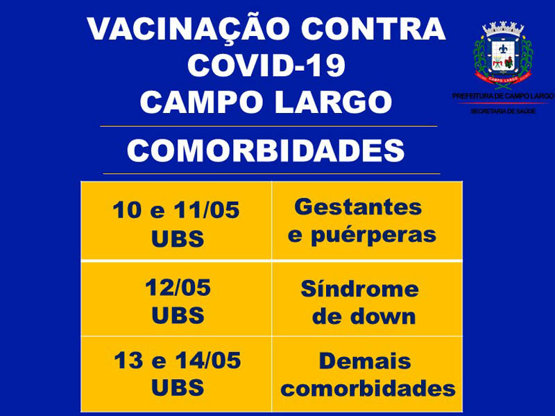 Na próxima semana começa a vacinação para pessoas com comorbidades