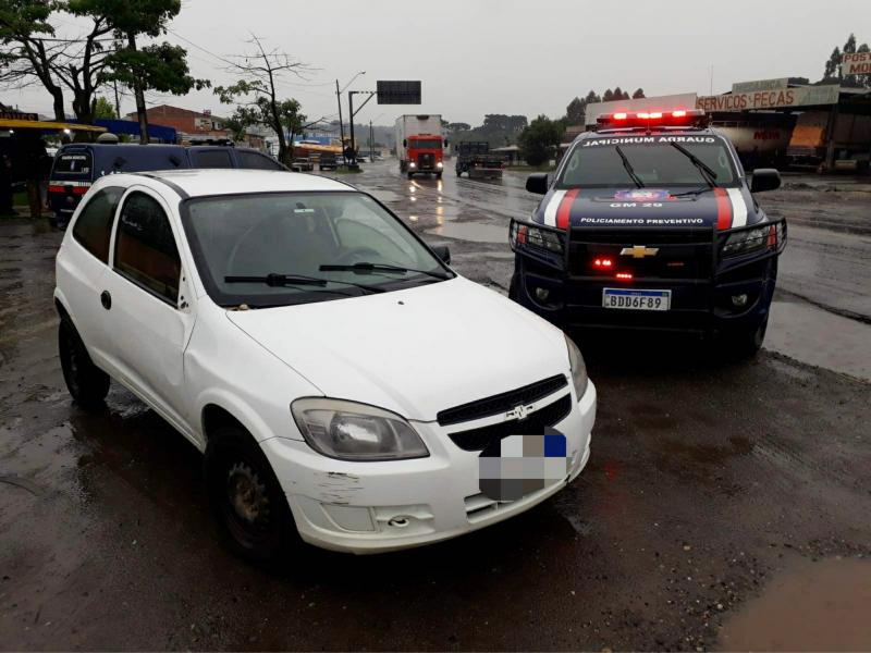 Flagrado pelo CIOSP, condutor de Celta roubado é preso pela GMCL no Itaqui