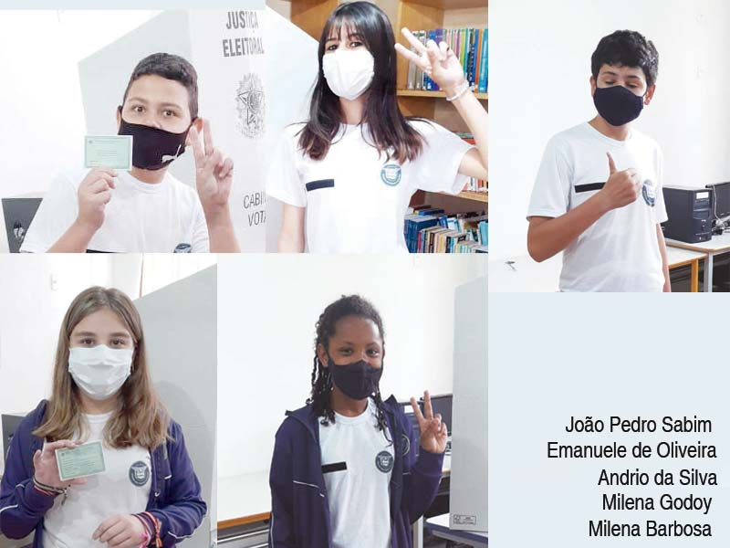 Alunos do Colégio Cívico Militar 1º  Centenário elegem quatro vereadores mirins