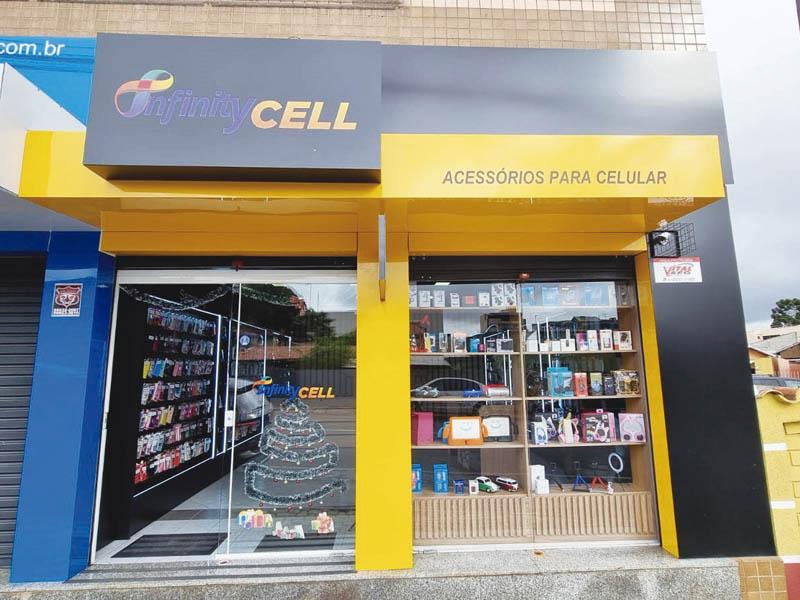 Acessórios para celulares com o melhor preço da cidade na nova Infinity Cell
