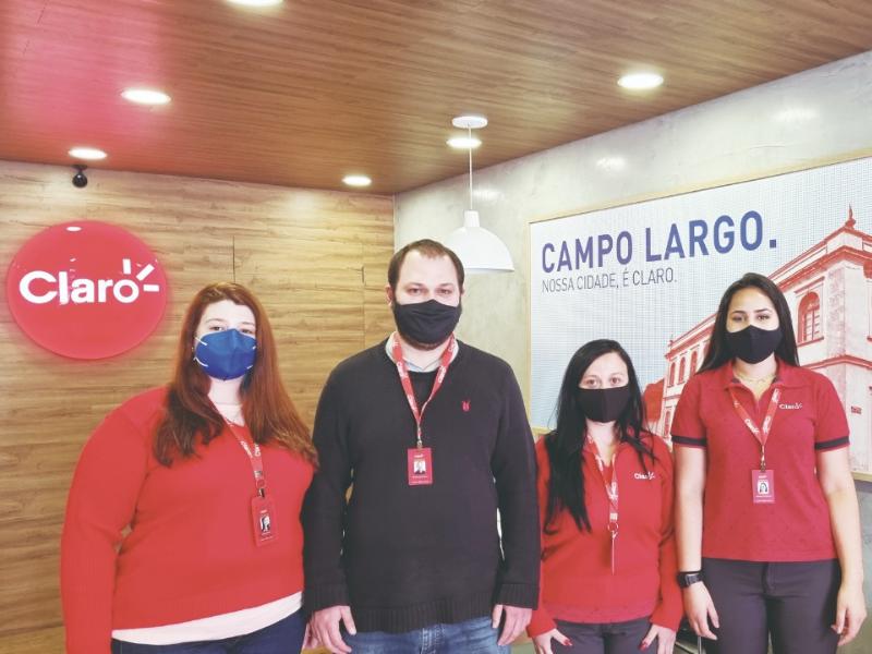 Claro tem a maior cobertura 4G em  Campo Largo e loja está sob nova gestão