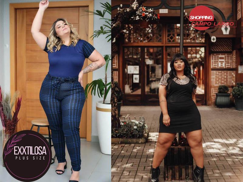 Exxtilosa Plus Size Modas inaugura nesta quinta-feira no Shopping Campo Largo