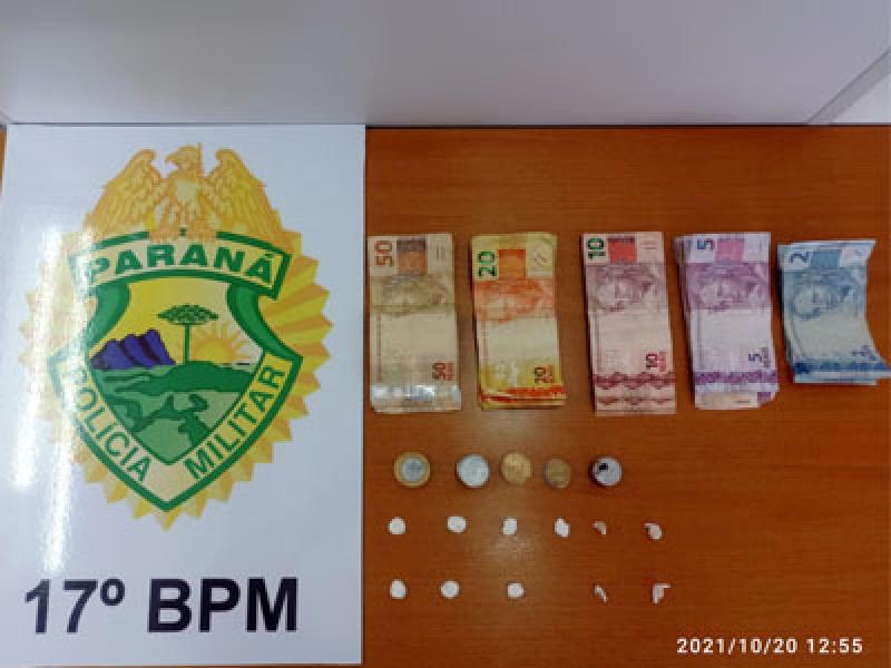 PM apreende menor com drogas e dinheiro no Bom Jesus