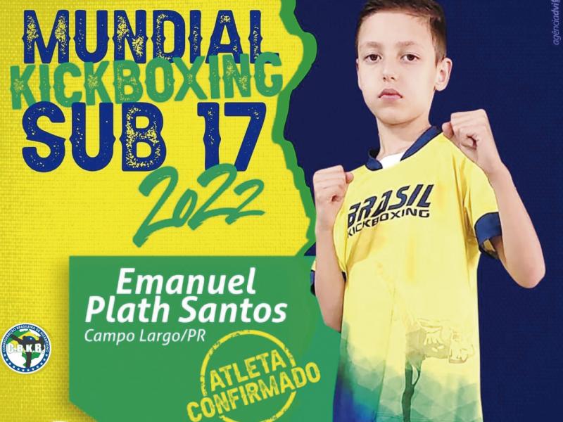 Campo-larguense confirmado no  Mundial de Kickboxing Sub-17 na Itália