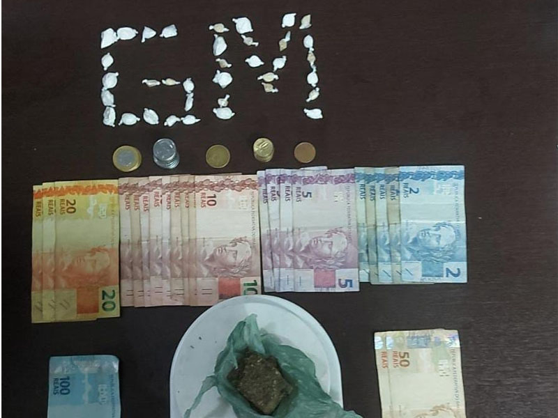 Menores apreendidos pela GMCL comercializando drogas no Bom Jesus