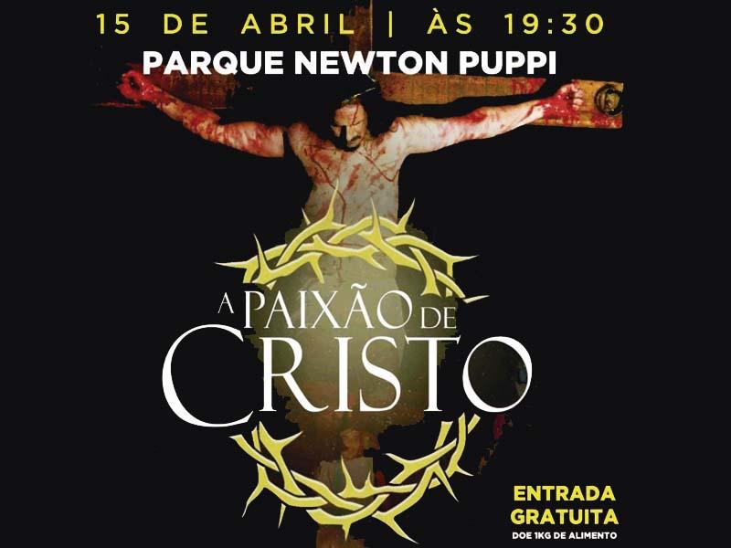 Encenação sobre a Paixão de Cristo  acontece nesta sexta-feira (15) às 19h30