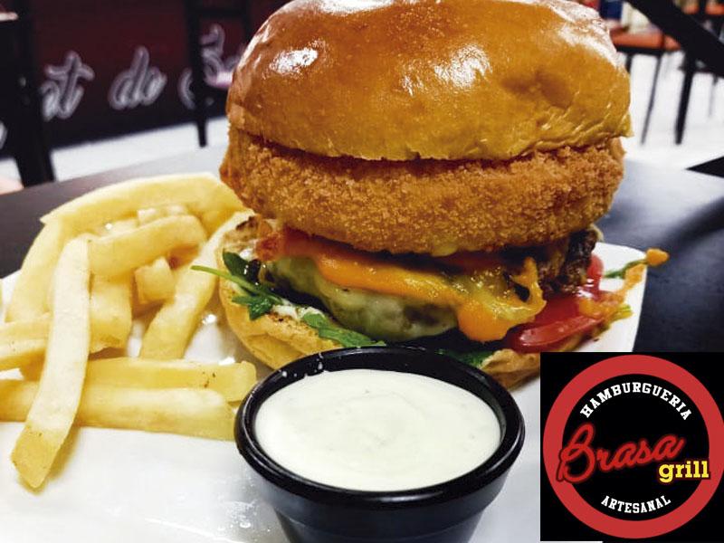 Cheese Grill Burguer Alcatra mais  provolone do Brasa Grill é a pedida pra hoje