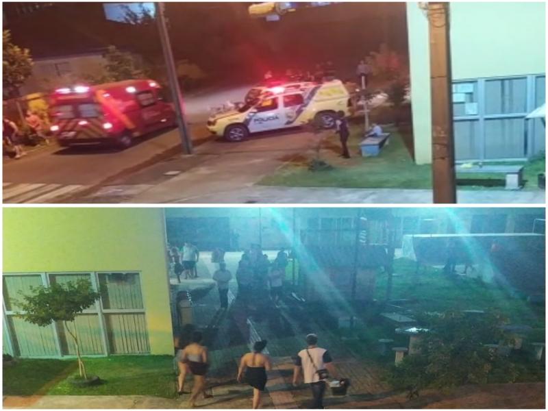 Rapaz baleado no Jardim Meliane é socorrido pelo SIATE em estado grave