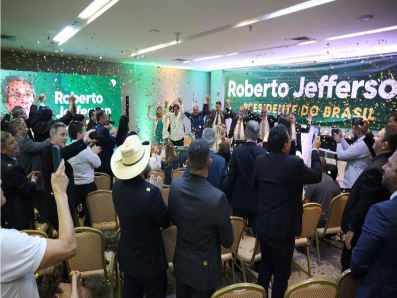 PTB oficializa candidatura de Roberto Jefferson à Presidência