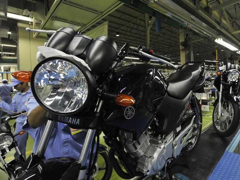 Produção de motocicletas tem melhor resultado em 7 anos