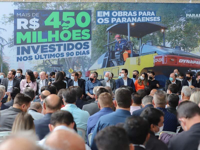 Governo investe mais de R$ 450 milhões em obras urbanas nos municípios do Paraná