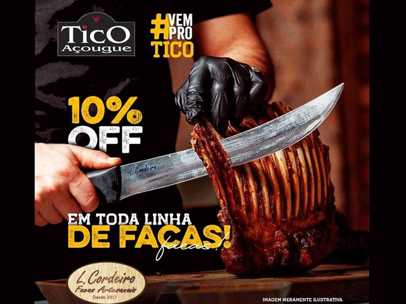 Facas em promoção no  Tico para o Dia dos Pais