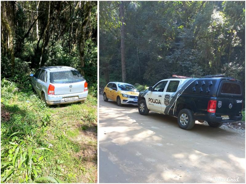 Homem encontrado morto no interior de veículo Gol prata em Bateias
