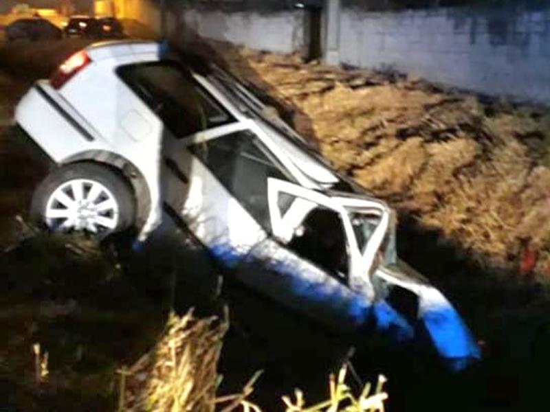 Motociclista de Campo Largo é atingida por carro em alta velocidade no Orleans