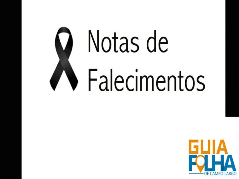 Notas de Falecimentos