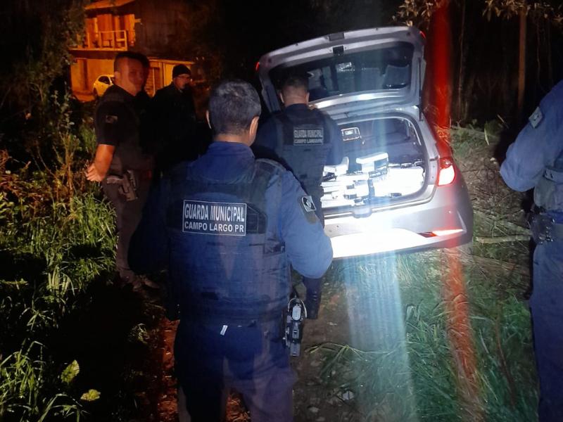 Guarda Municipal de Campo Largo realiza a maior apreensão de drogas de sua história 