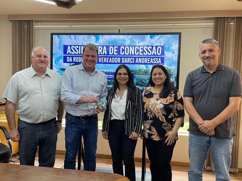 Empresa catarinense assina contrato de concessão e irá administrar Rodoviária Vereador Darci Andreassa
