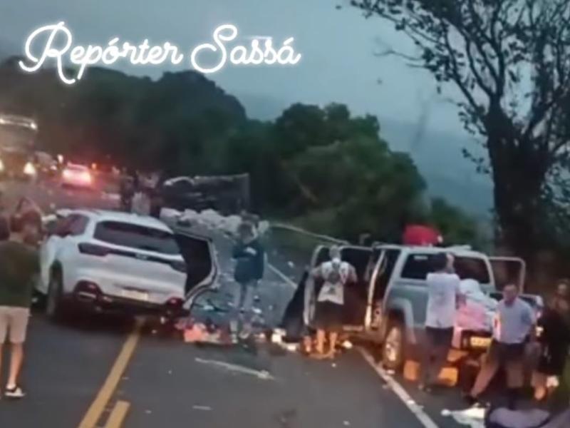Velado em Campo Largo vítima de violento acidente na 277 em Teixeira Soares 