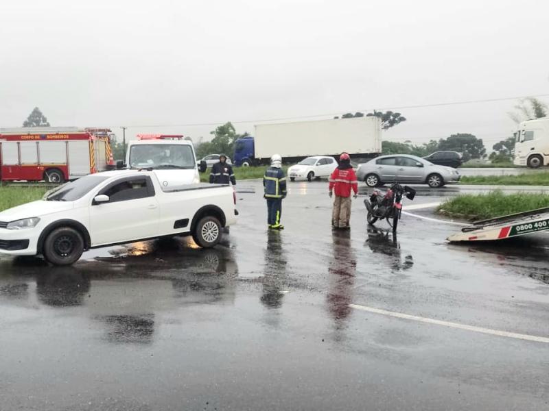 Motociclista socorrido em estado grave após acidente na Rondinha morre no hospital 