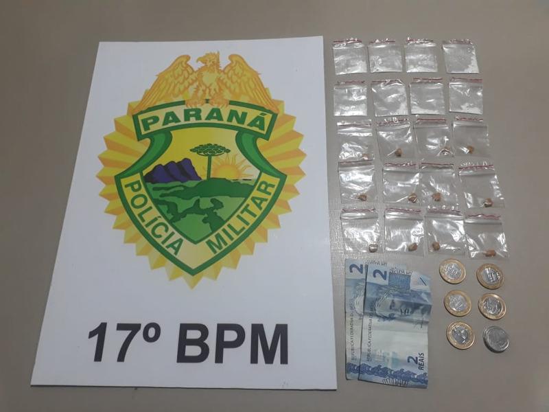 Acusado de tráfico de drogas é preso pela Polícia Militar na região da Ferraria 