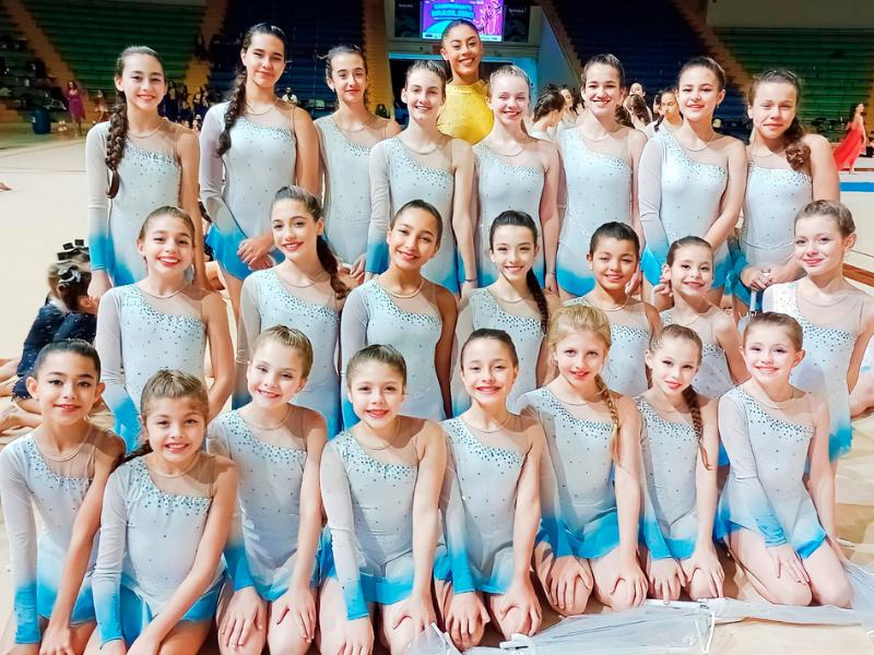 Ginastas campo-larguenses participam da abertura do Campeonato Brasileiro de Ginástica Rítmica 