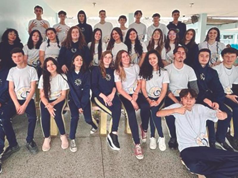 Projeto de livros digitais dos estudantes do Colégio Clotário Portugal é apresentado no Chile