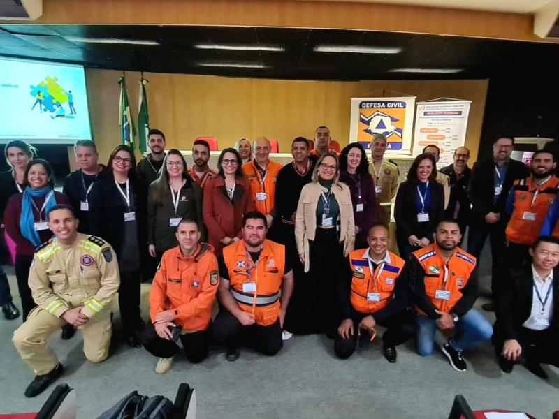 Defesa Civil de Campo Largo participa do Plano Nacional de Proteção e Defesa Civil
