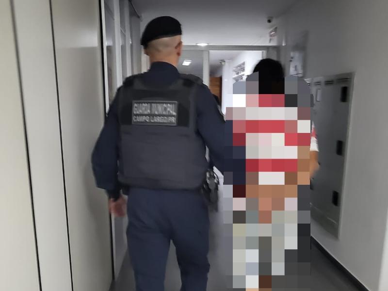 Homem preso por violência doméstica no bairro Bom Jesus pela Guarda Municipal 