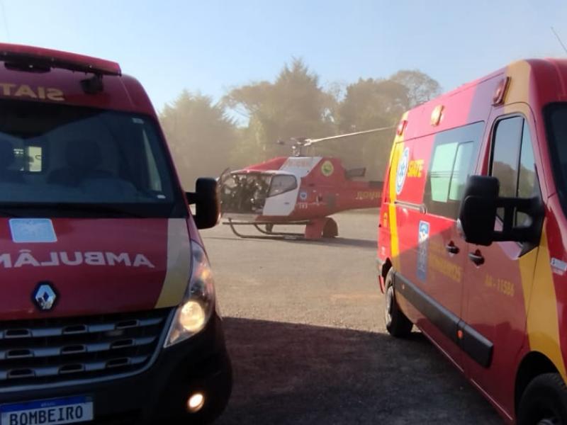 Jovem sofre queda de altura na Ratada é socorrido pelos Bombeiros