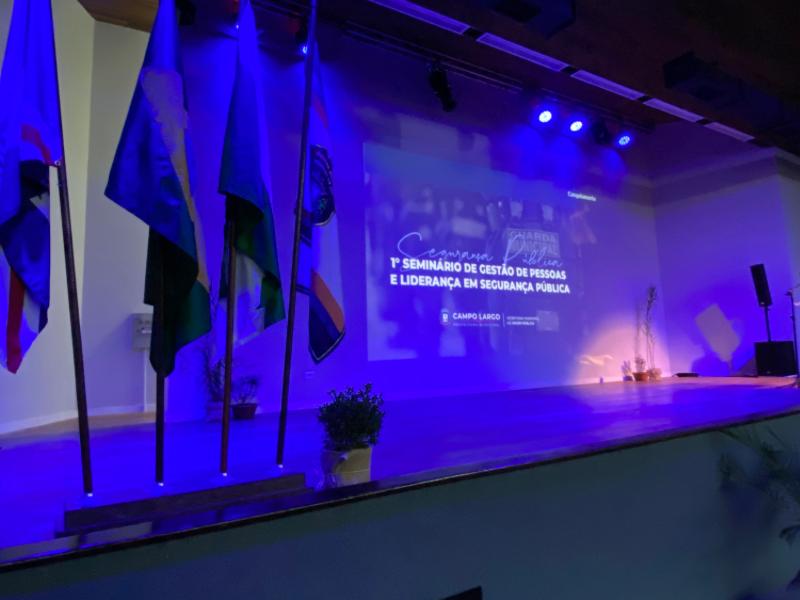 1º Seminário de Gestão de Pessoas e Liderança em   Segurança Pública é realizado na Casa da Cultura