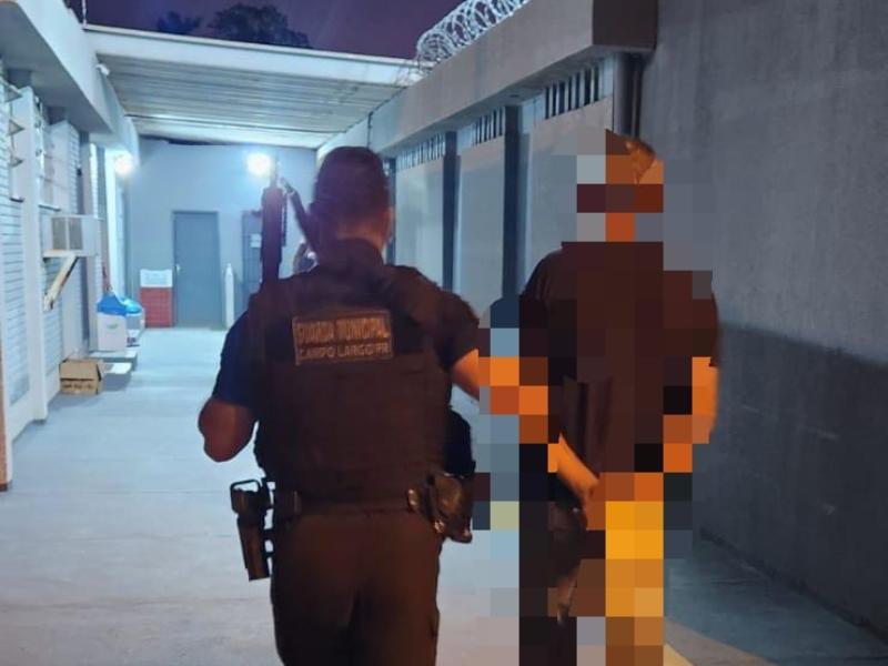 Procurado pela Justiça é preso pela Guarda Municipal de Campo Largo 