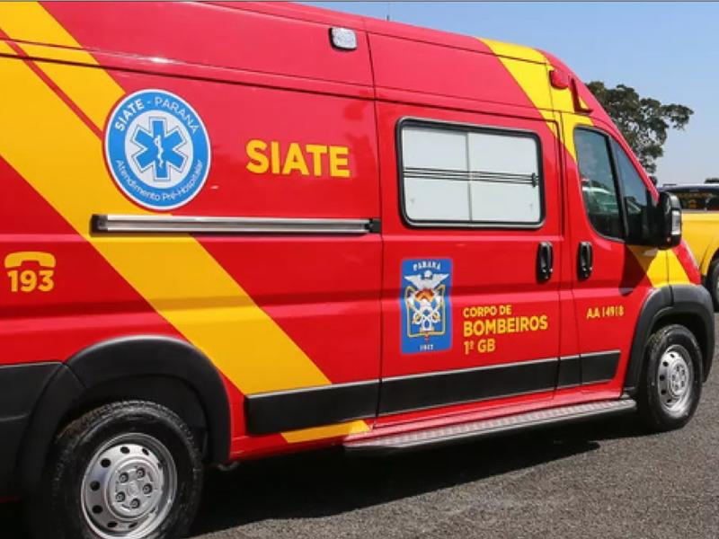 Homem é hospitalizado pela equipe do Corpo de Bombeiros após sofrer agressão 