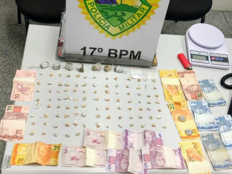 PM prende dois indivíduos e apreende drogas em abordagem na região Ferraria 