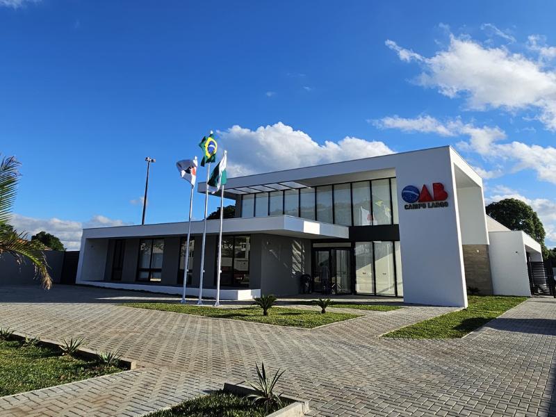 OAB Campo Largo inaugura nova sede, com espaços para advocacia utilizar na rotina de trabalho e área de lazer