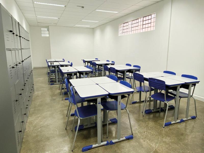Colégio Estadual Inove tem grande estrutura, está com matrículas abertas e início de aulas previsto após as férias