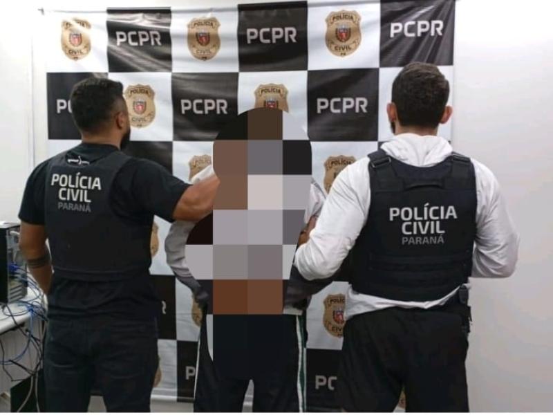 Investigadores da Polícia Civil prendem homem com Mandado de Prisão por estupro de vulnerável e perseguição