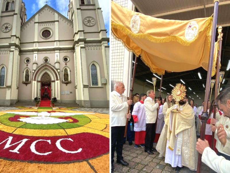 Fé dos campo-larguenses e dedicação na confecção de belos tapetes marcam feriado de Corpus Christi 