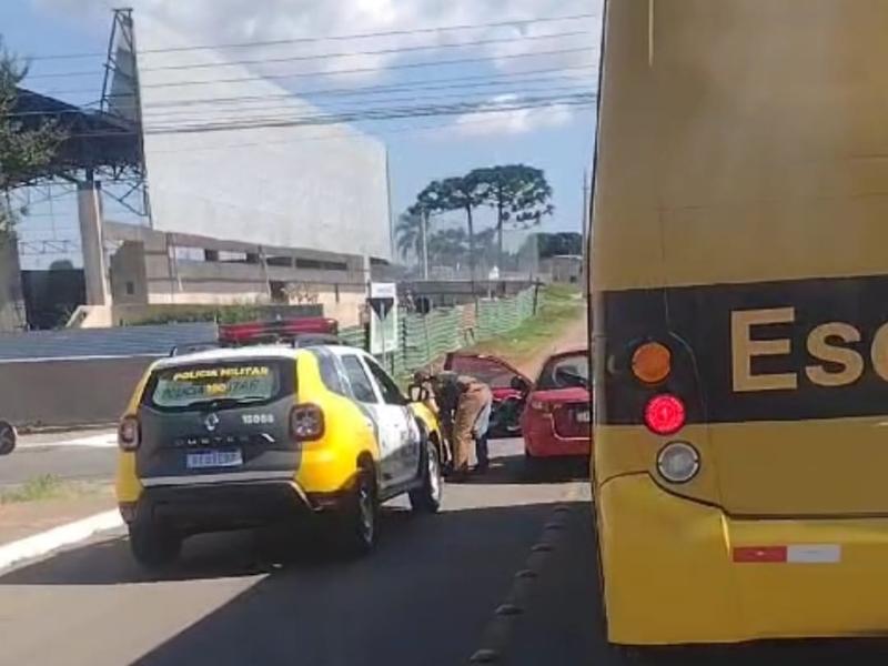 Motorista detido pela Polícia Militar com sinais de embriaguez em Balsa Nova 