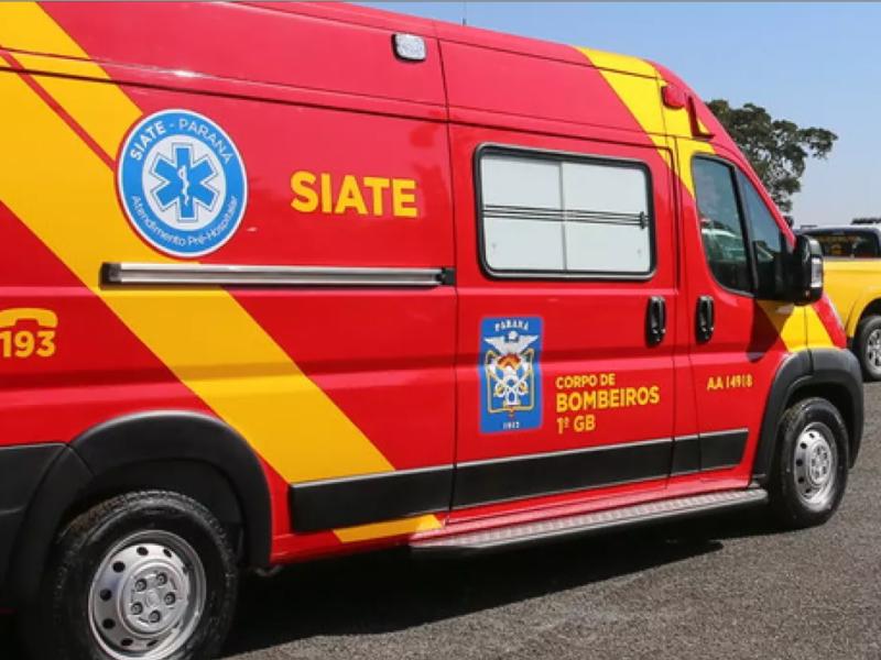 Socorristas do Corpo de Bombeiros prestam atendimentos em acidentes em Campo Largo 