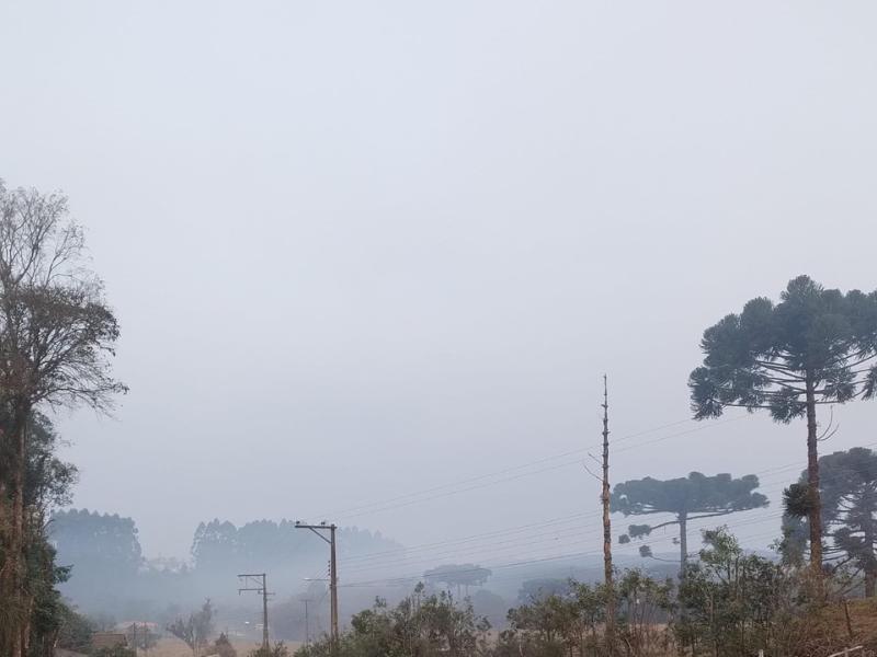 Clima seco faz crescer o número de incêndios em regiões de Campo Largo 