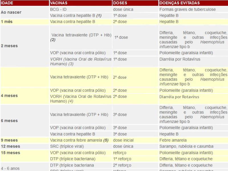 Manter o calendário de vacinação atualizado  é a melhor forma de combater doenças graves