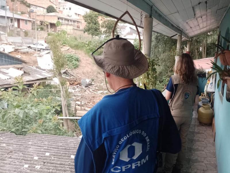 Defesa Civil e Serviço Geológico do Brasil realizam mapeamento de risco em Campo Largo