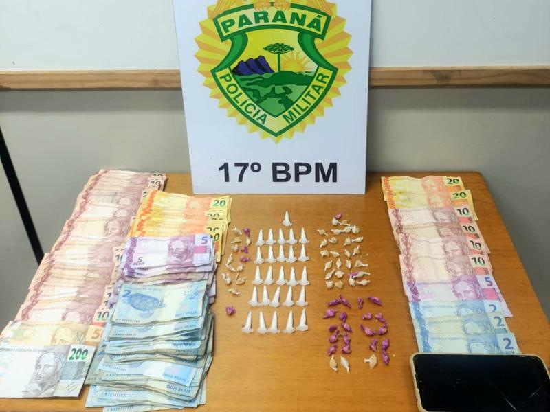 Suspeitos de tráfico de drogas são presos pela Polícia Militar na região do Itaqui