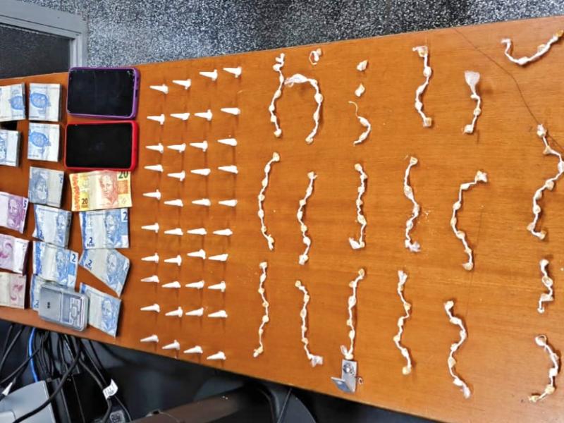 Polícia Militar prende mulheres com grande quantidade de drogas no Bela Vista