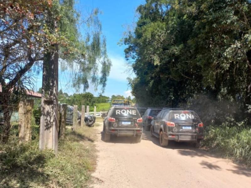 Rone prende marginais em operação na região do Taquarinha